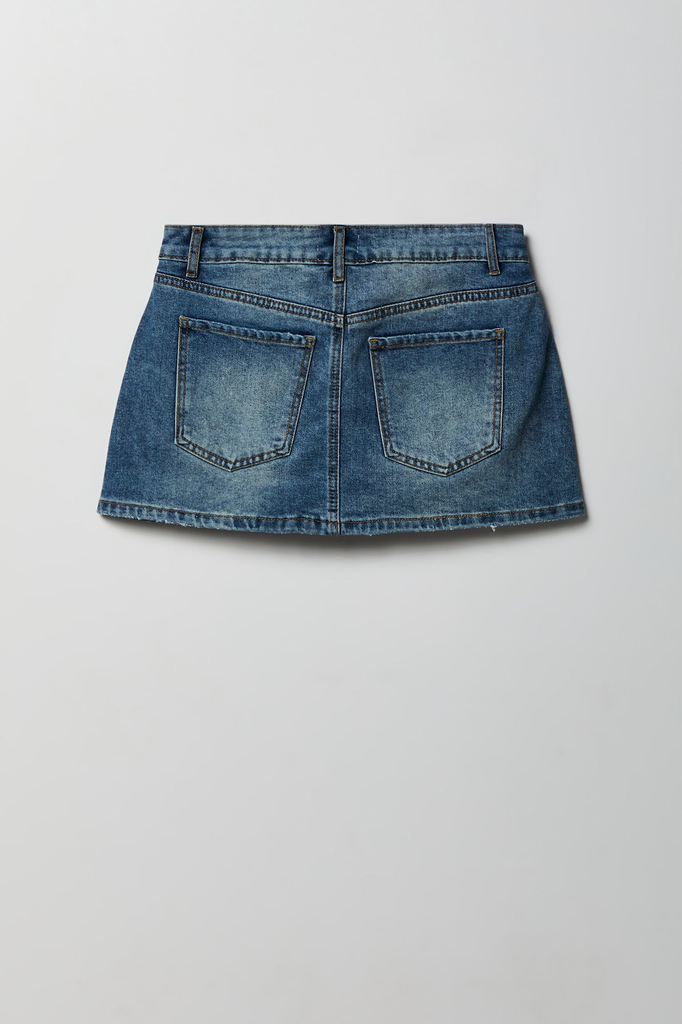 Denim Mini Skort