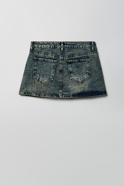 Denim Mini Skort