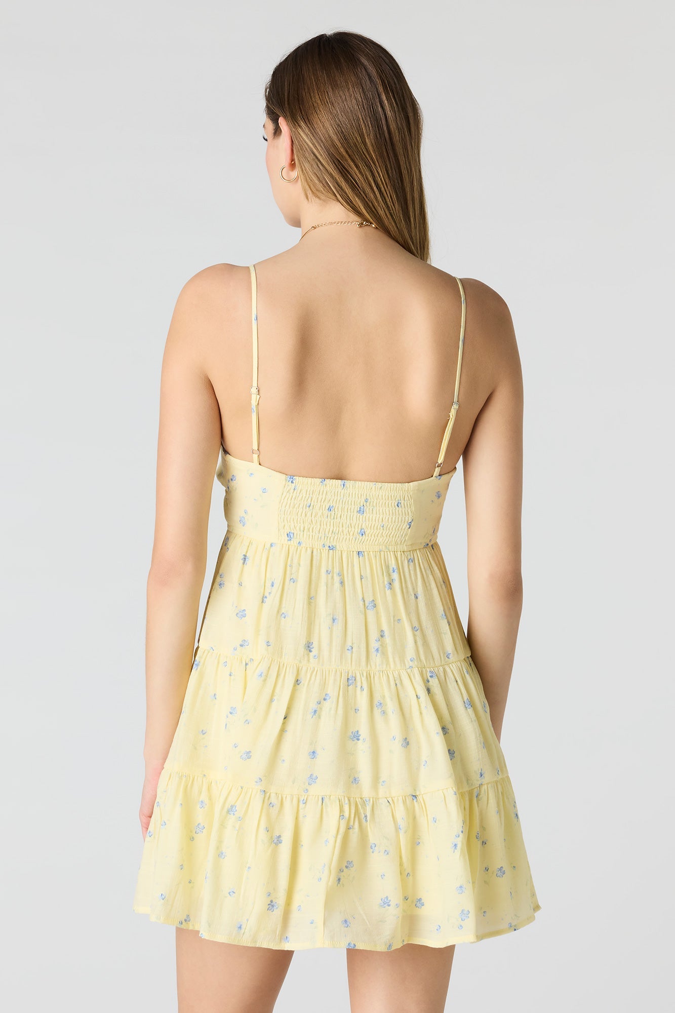 Babydoll Tiered Mini Dress