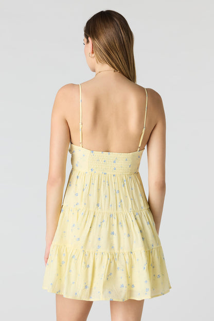 Babydoll Tiered Mini Dress