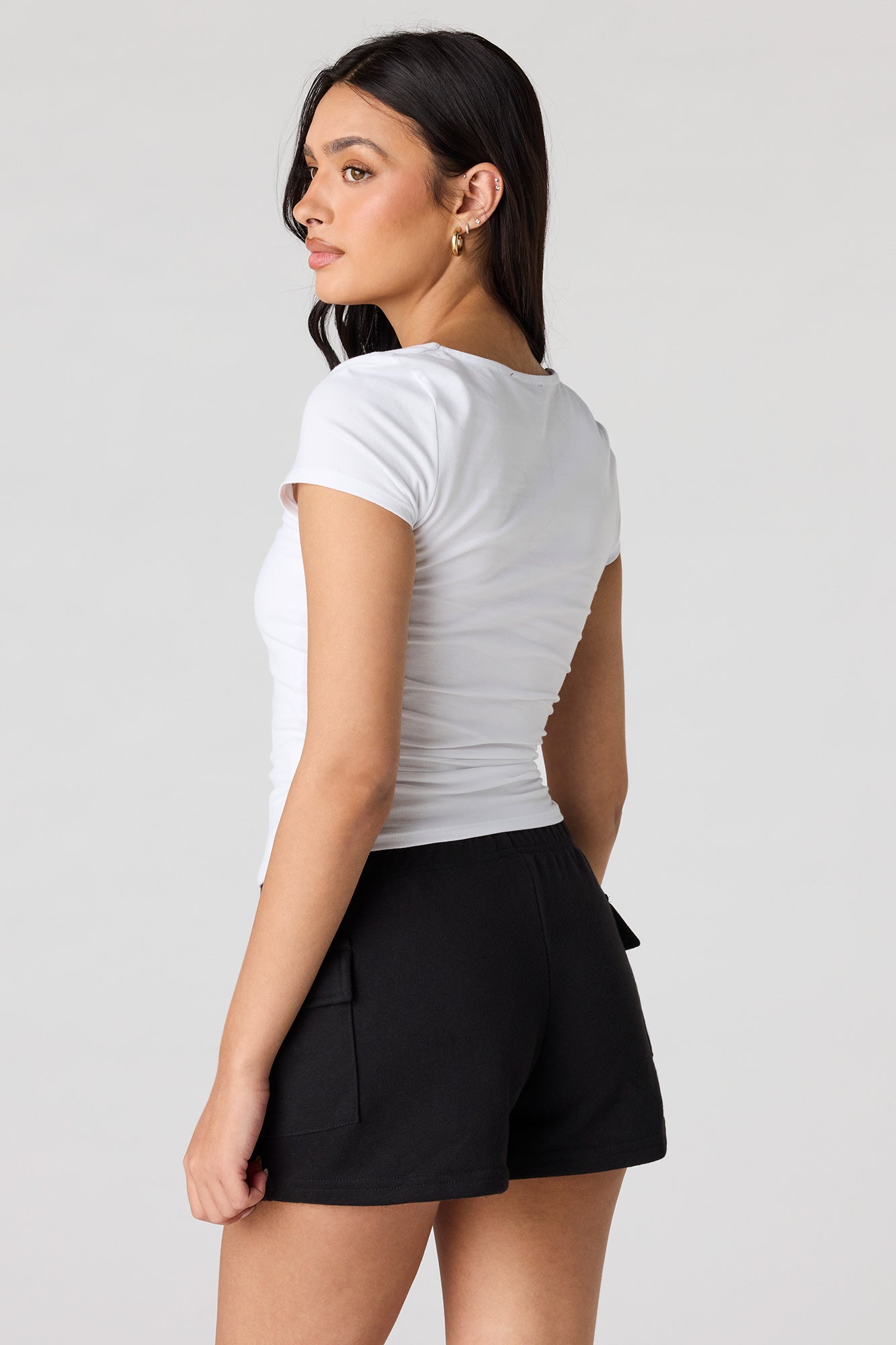 Luxe French Terry Cargo Shortie