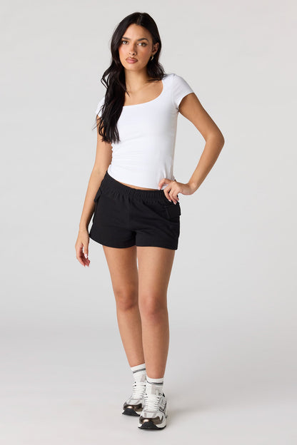 Luxe French Terry Cargo Shortie