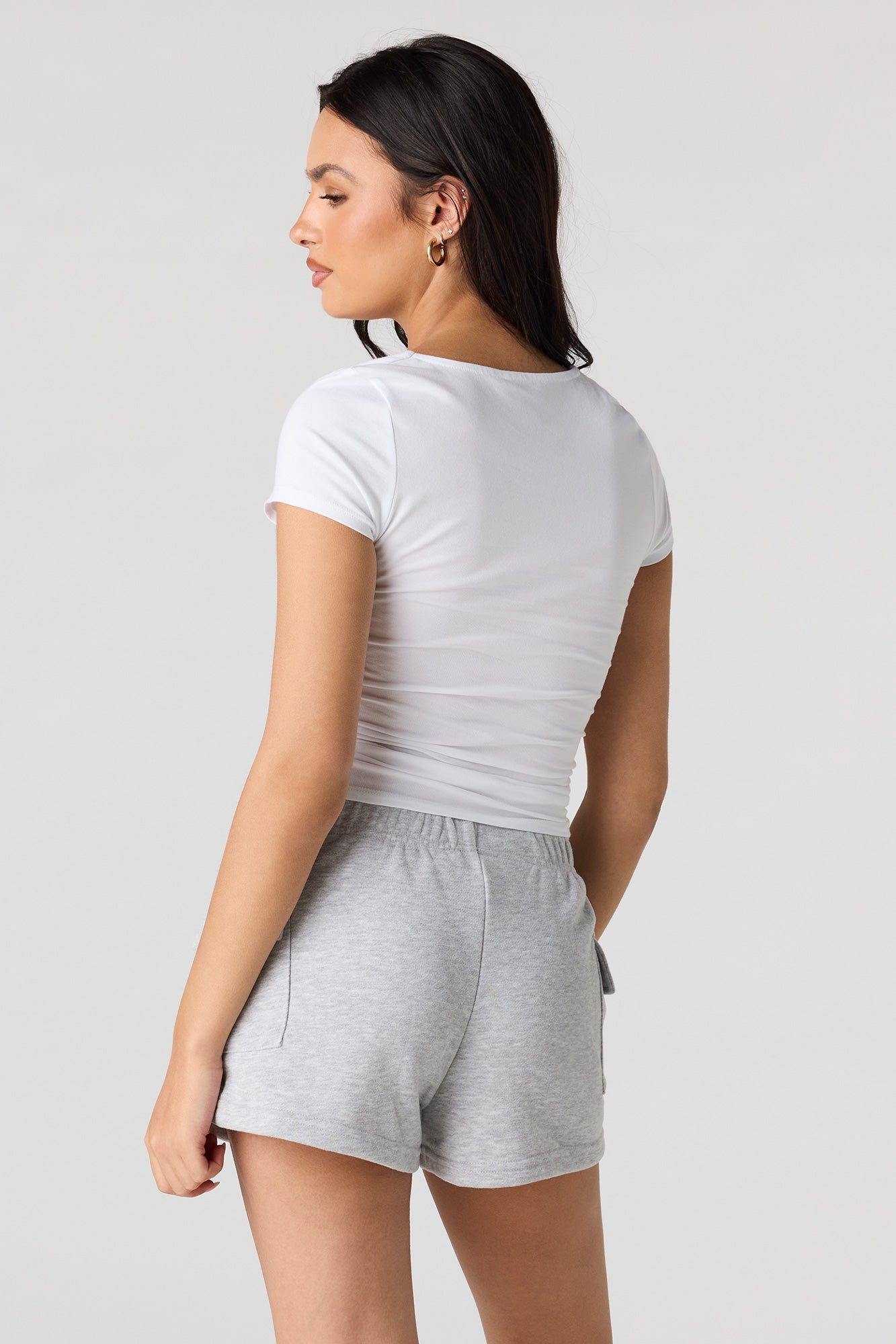 Luxe French Terry Cargo Shortie
