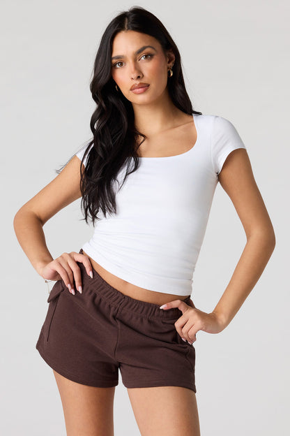 Luxe French Terry Cargo Shortie