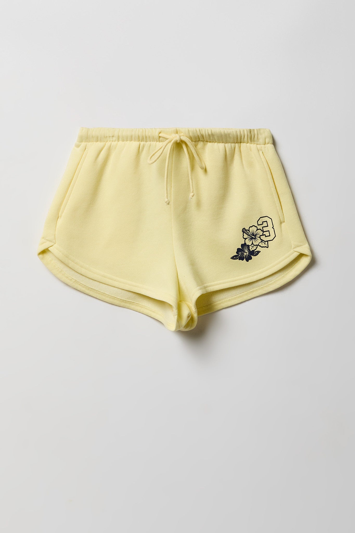 Graphic Fleece Dolphin Short