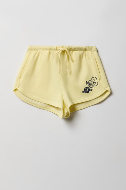 Graphic Fleece Dolphin Short