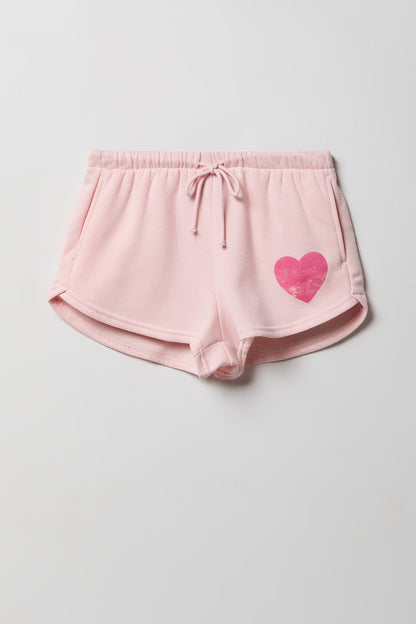 Graphic Fleece Dolphin Short