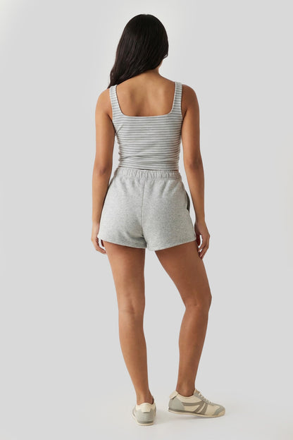 Graphic Fleece Short