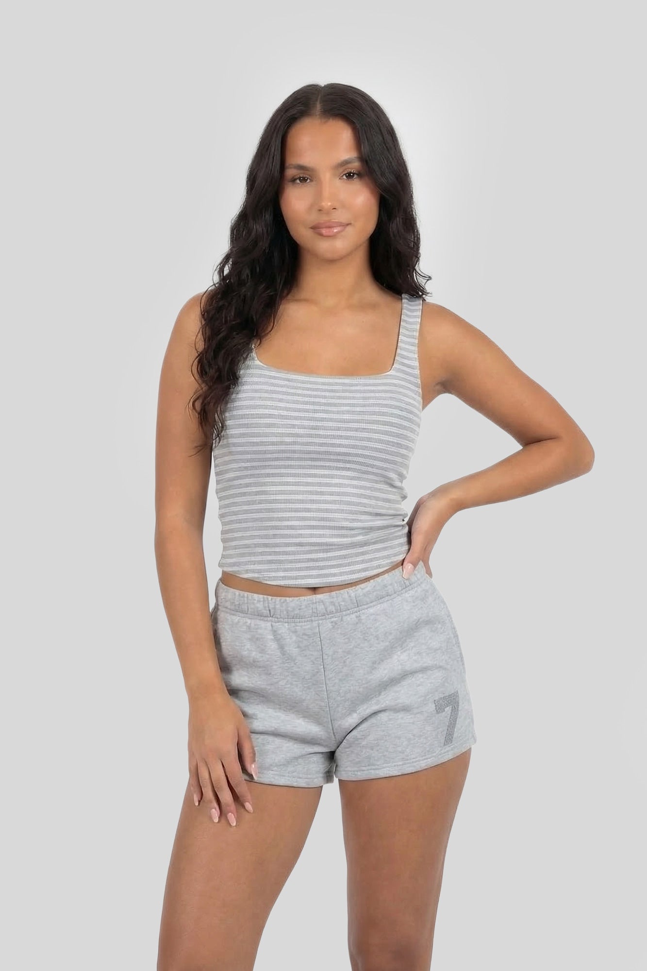Graphic Fleece Short