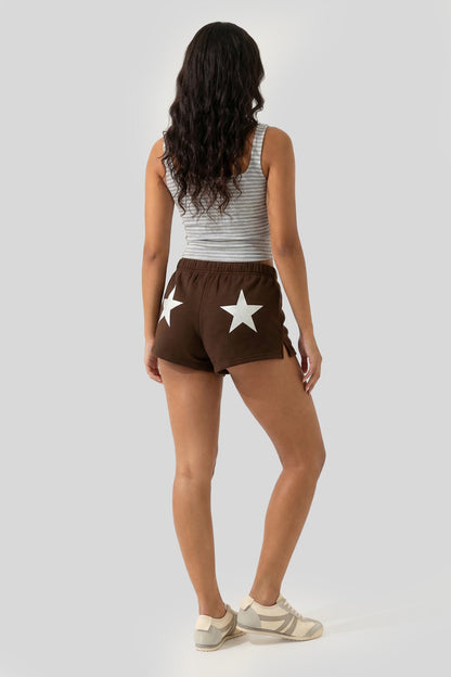 Graphic Fleece Short
