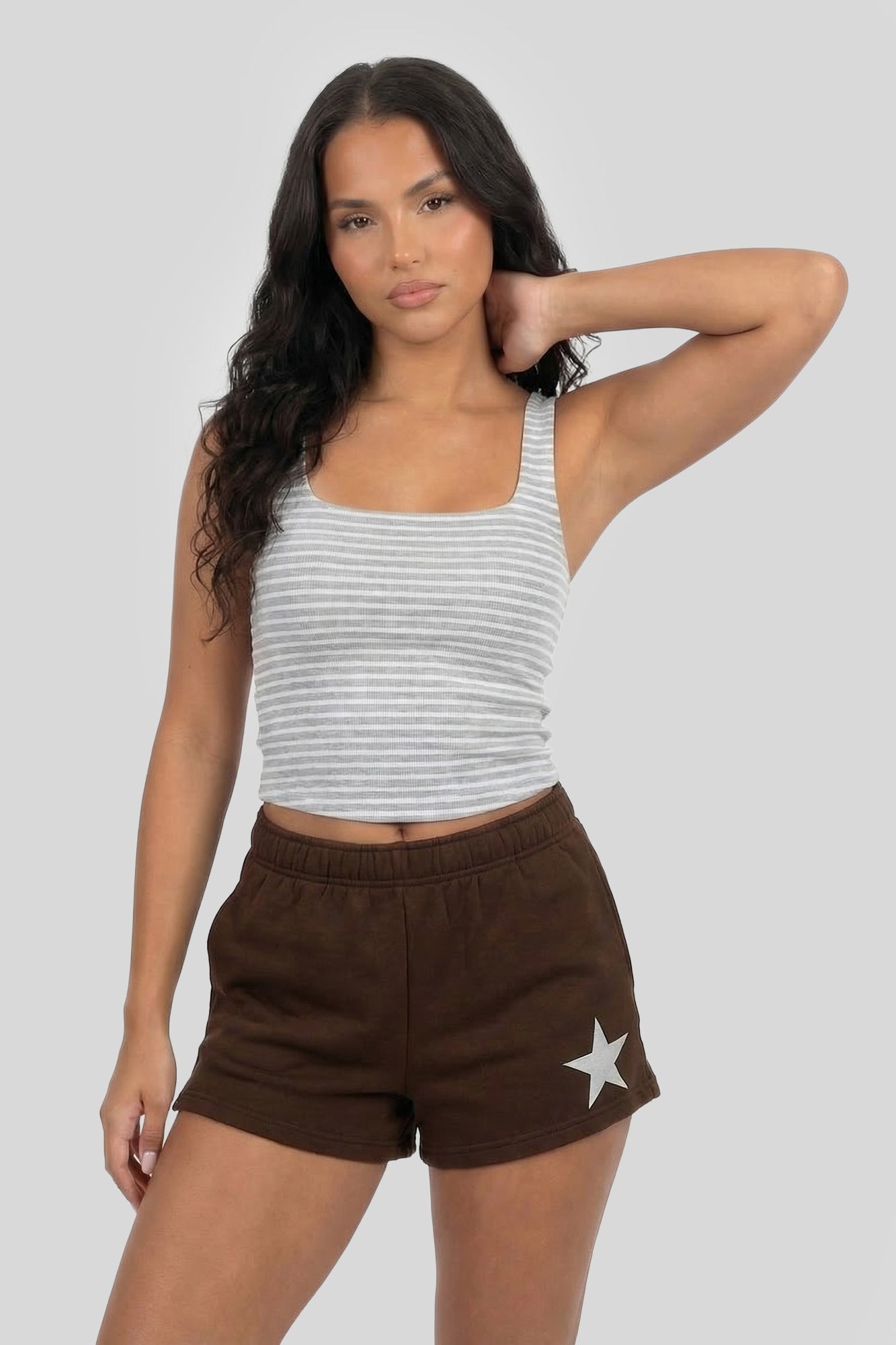 Graphic Fleece Short