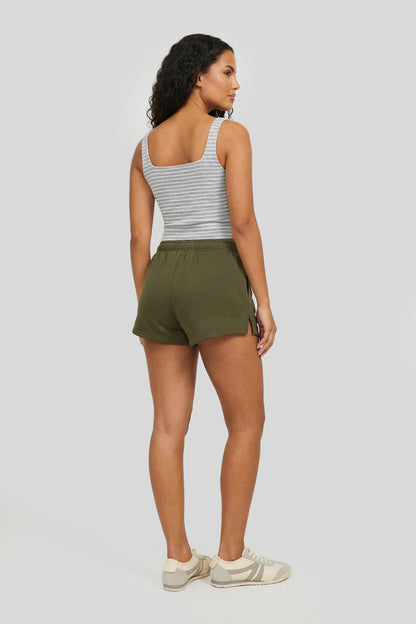 Graphic Fleece Short