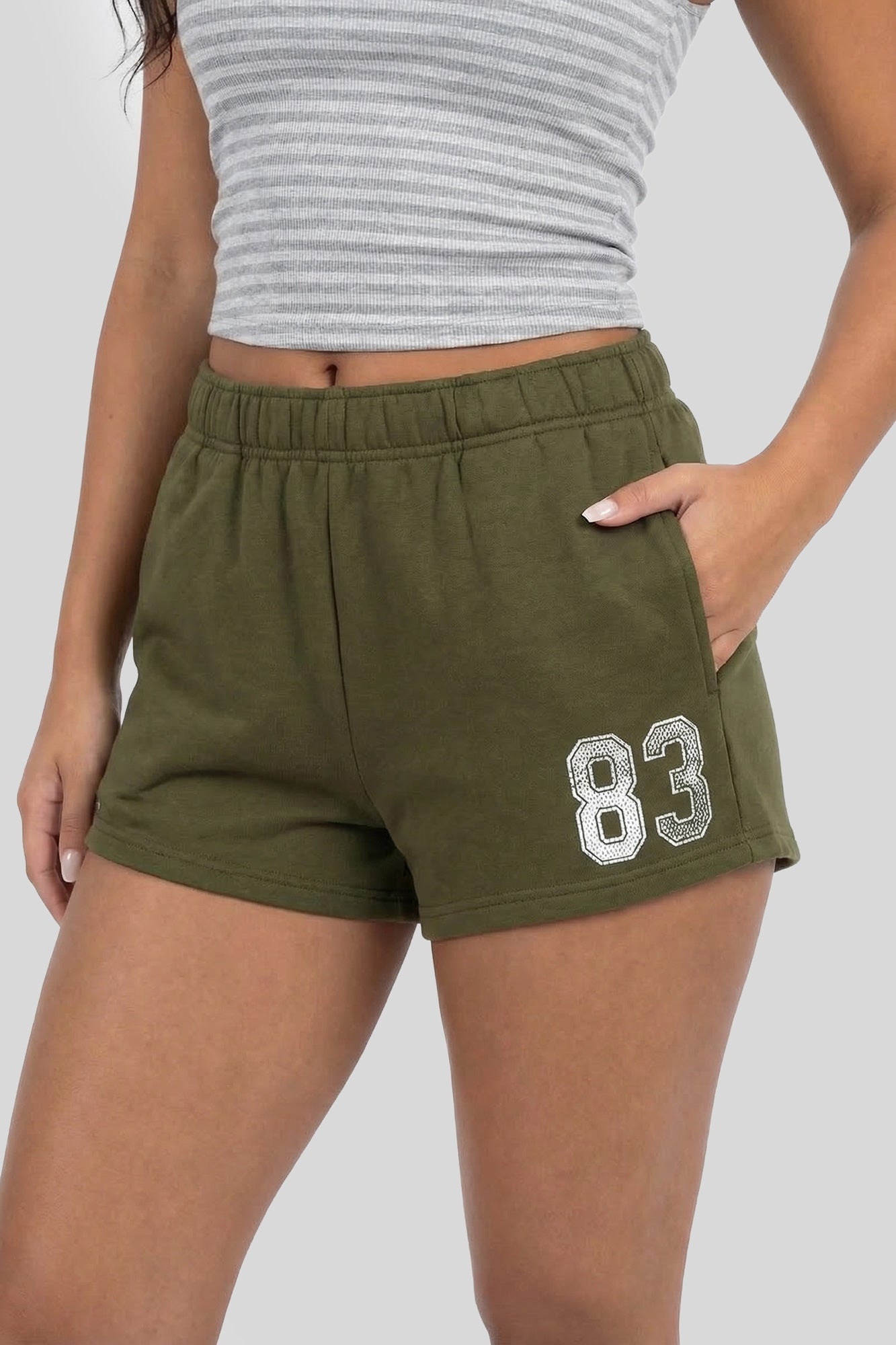 Graphic Fleece Short