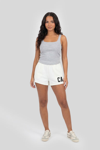 Graphic Fleece Short