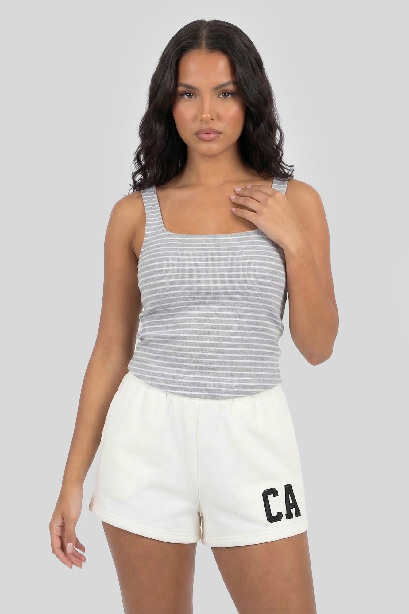 Graphic Fleece Short