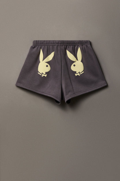 Playboy Graphic Fleece Short 2"