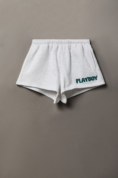 Playboy Graphic Fleece Short 2"