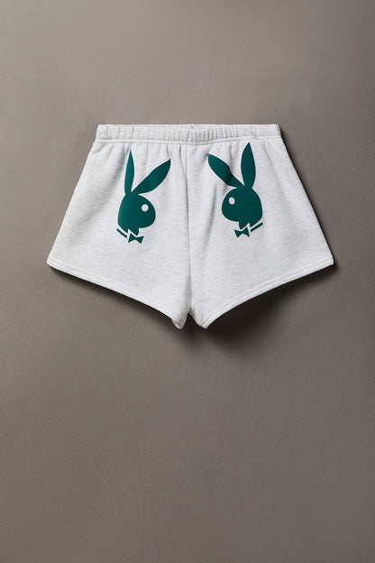 Playboy Graphic Fleece Short 2"