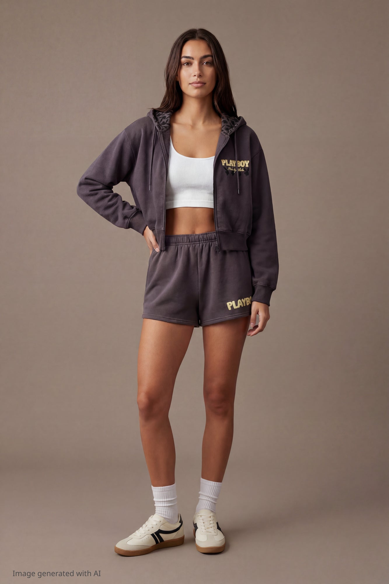 Playboy Graphic Fleece Short 2"