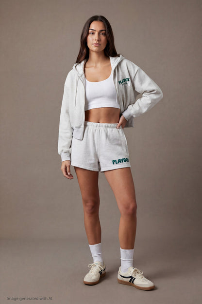Playboy Graphic Fleece Short 2"