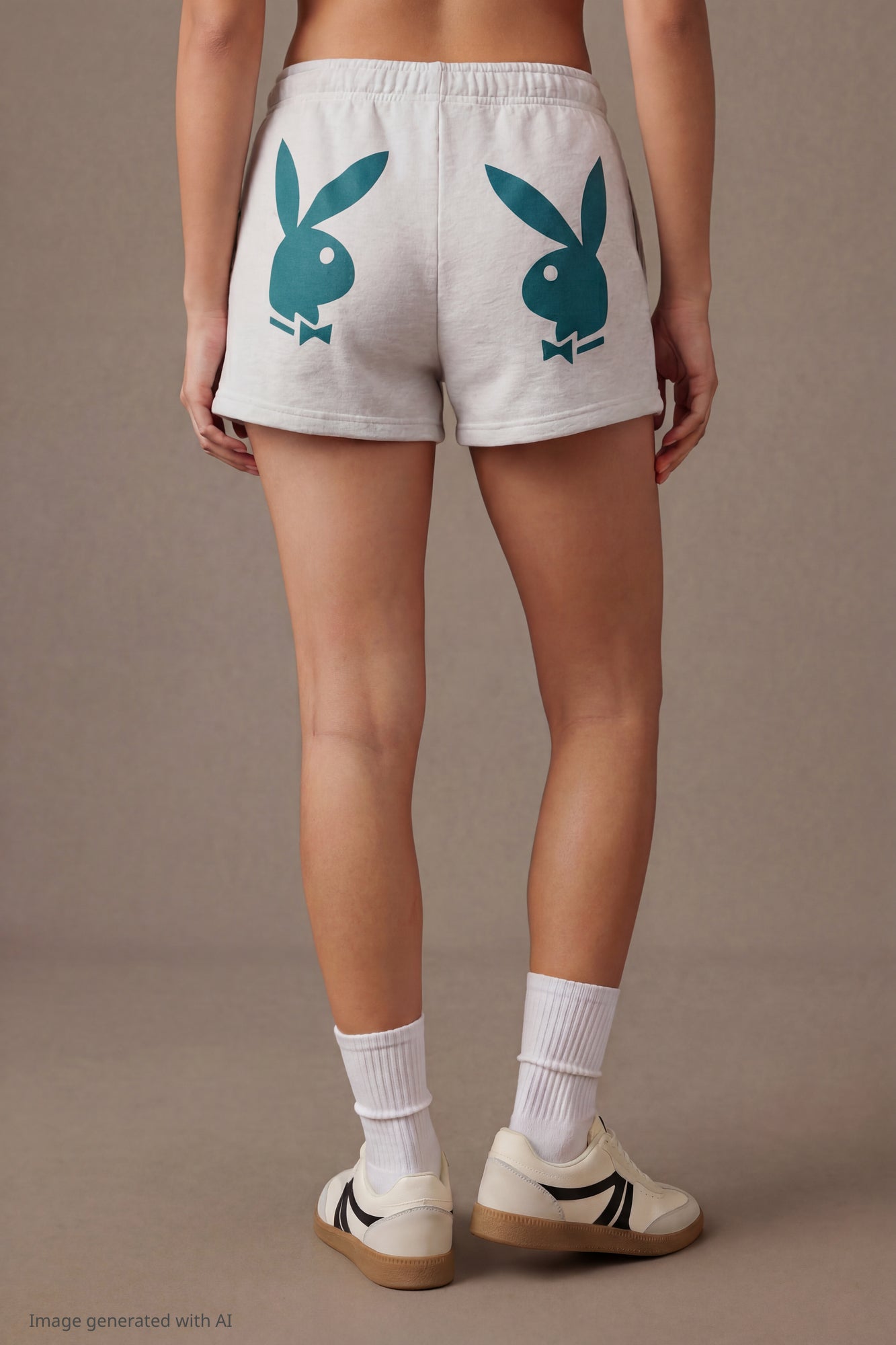 Playboy Graphic Fleece Short 2"