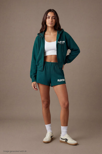 Playboy Graphic Fleece Short 2"