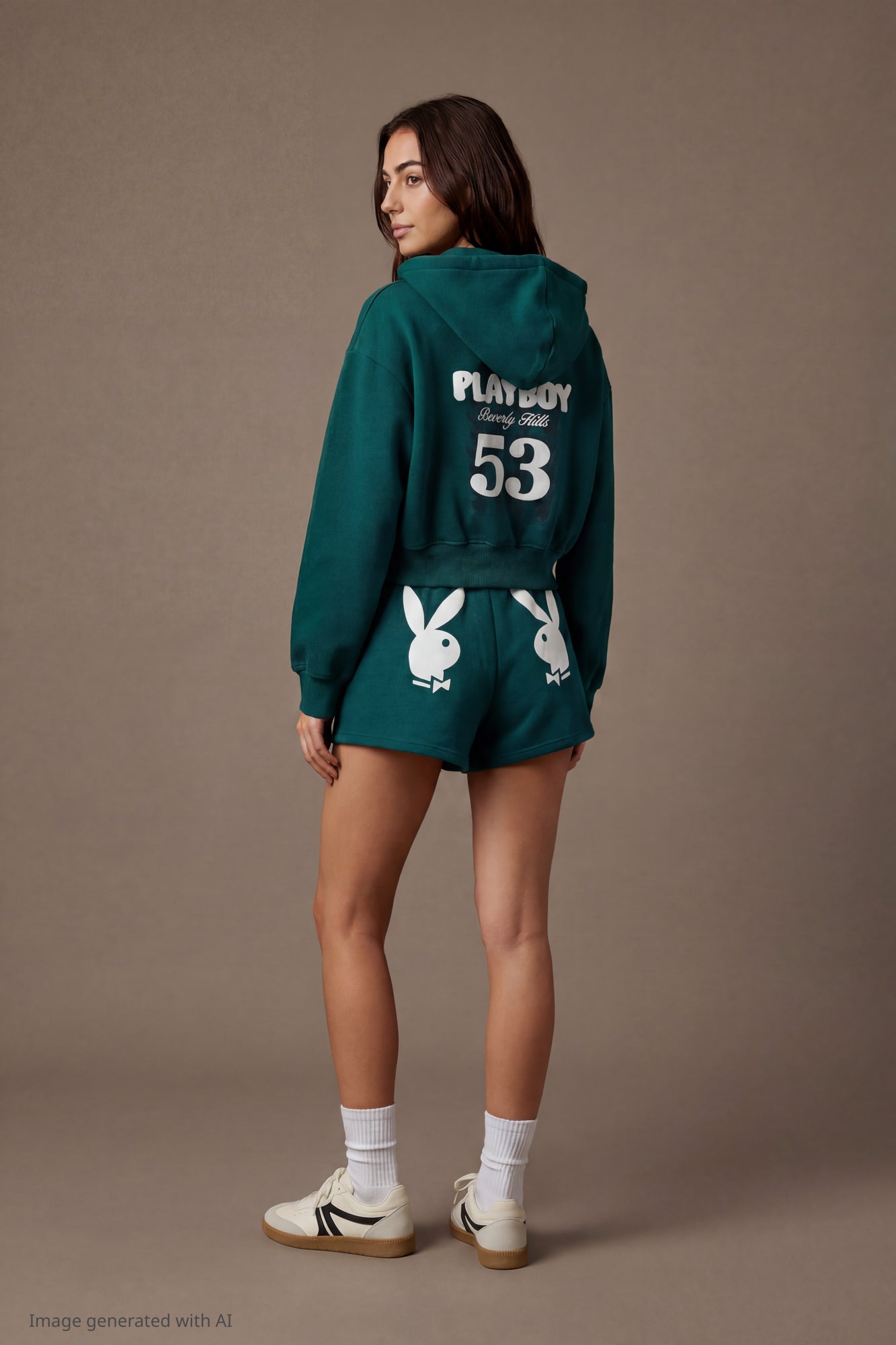 Playboy Graphic Fleece Short 2"