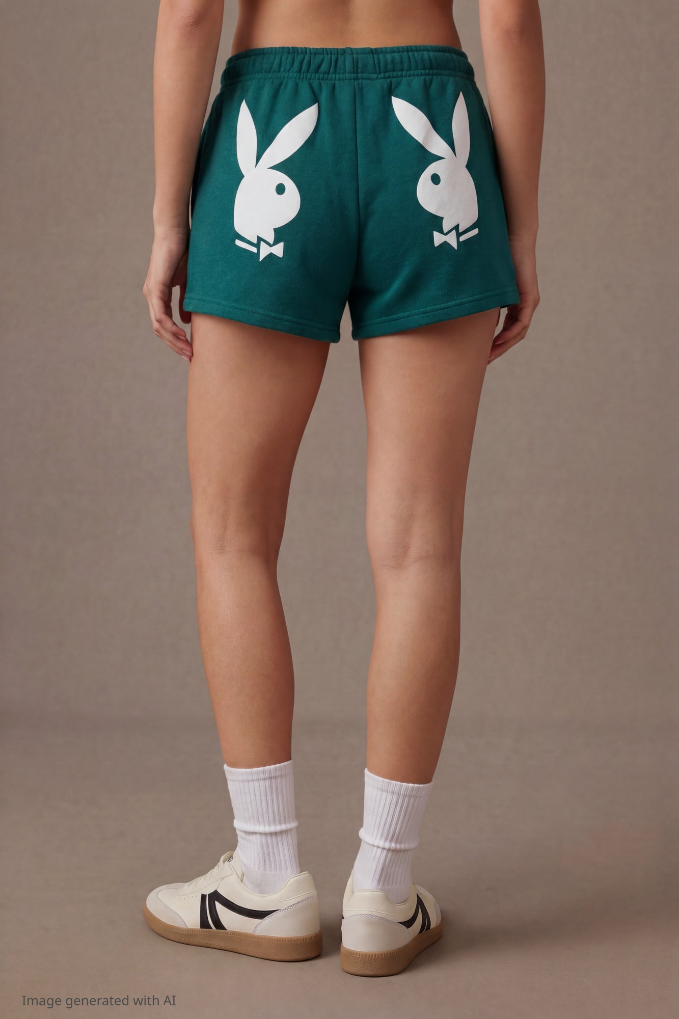 Playboy Graphic Fleece Short 2"