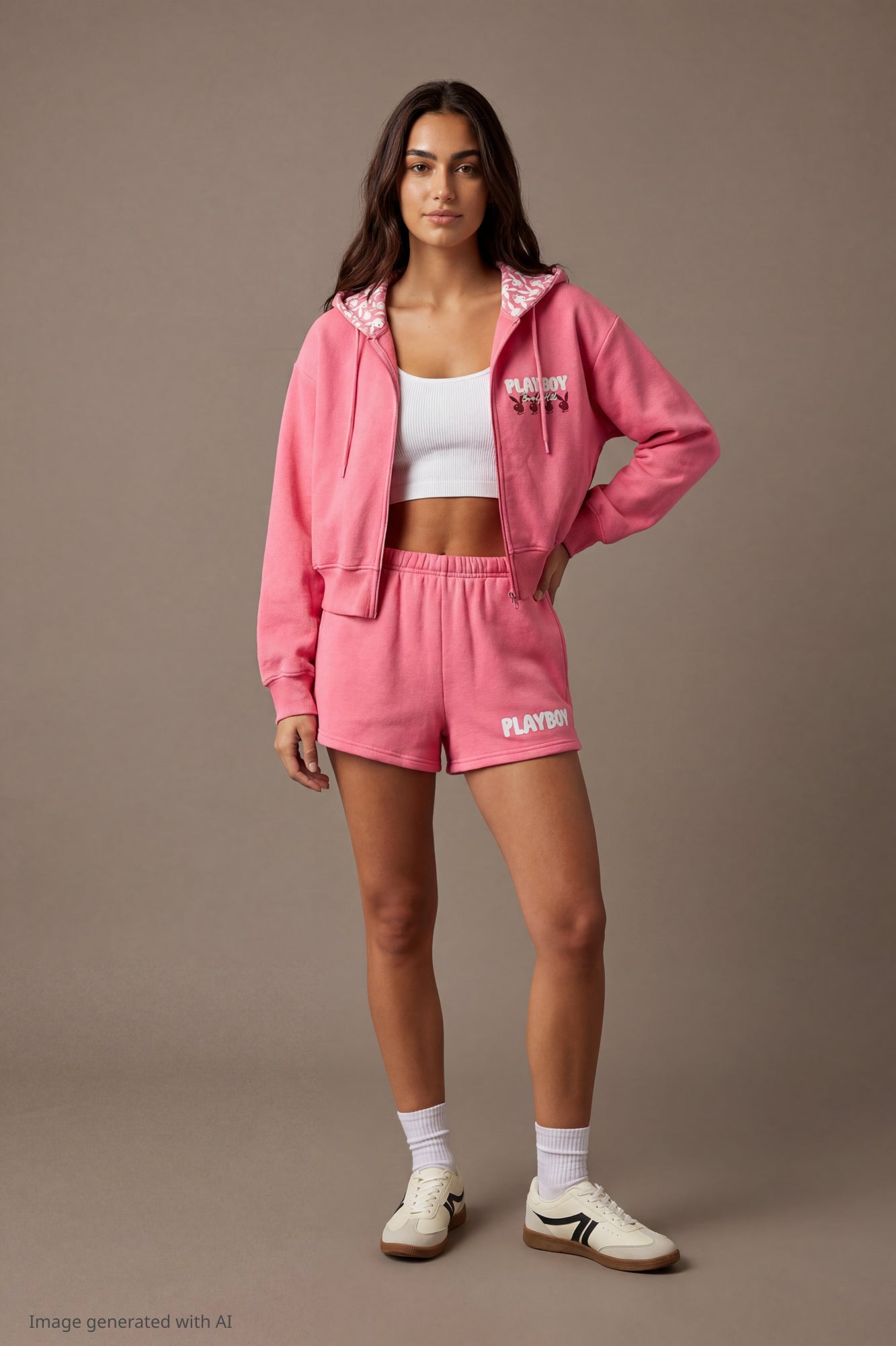 Playboy Graphic Fleece Short 2"