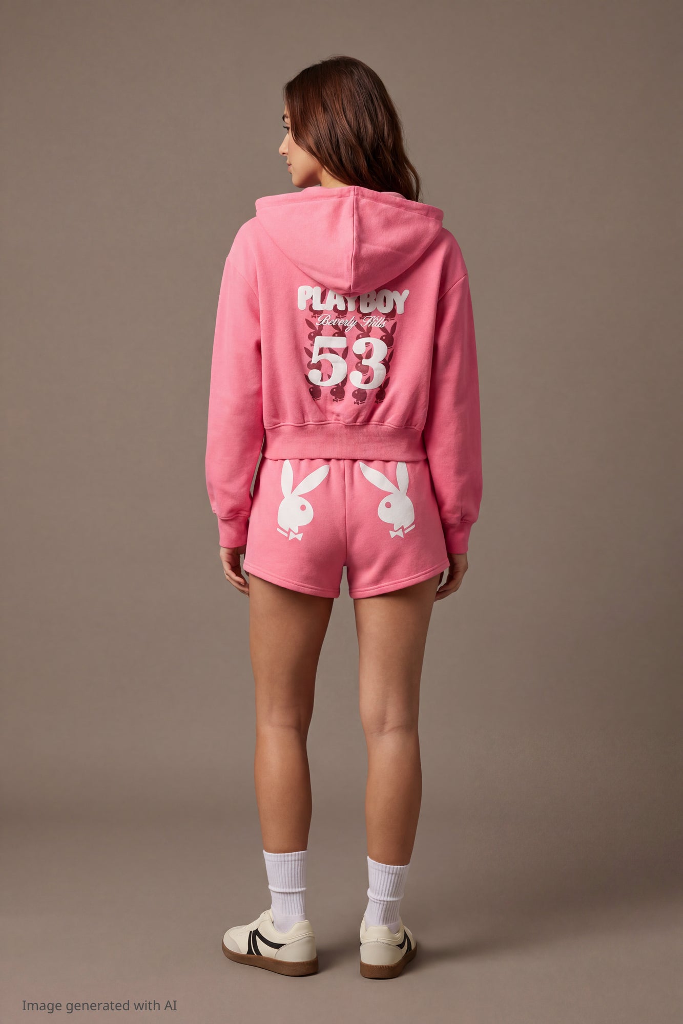 Playboy Graphic Fleece Short 2"