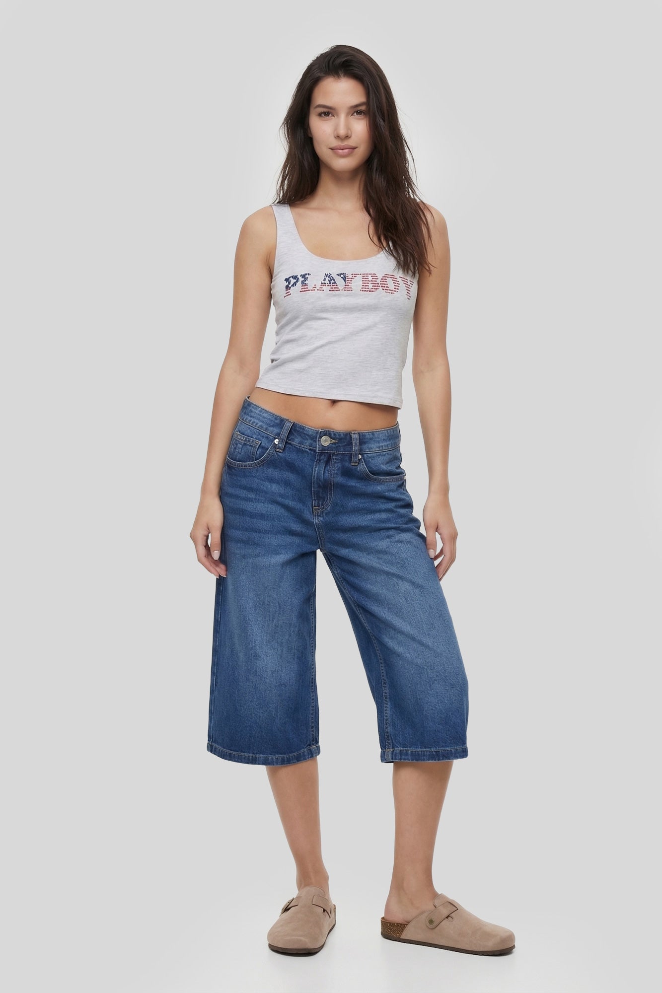 Playboy Graphic Cropped Tank