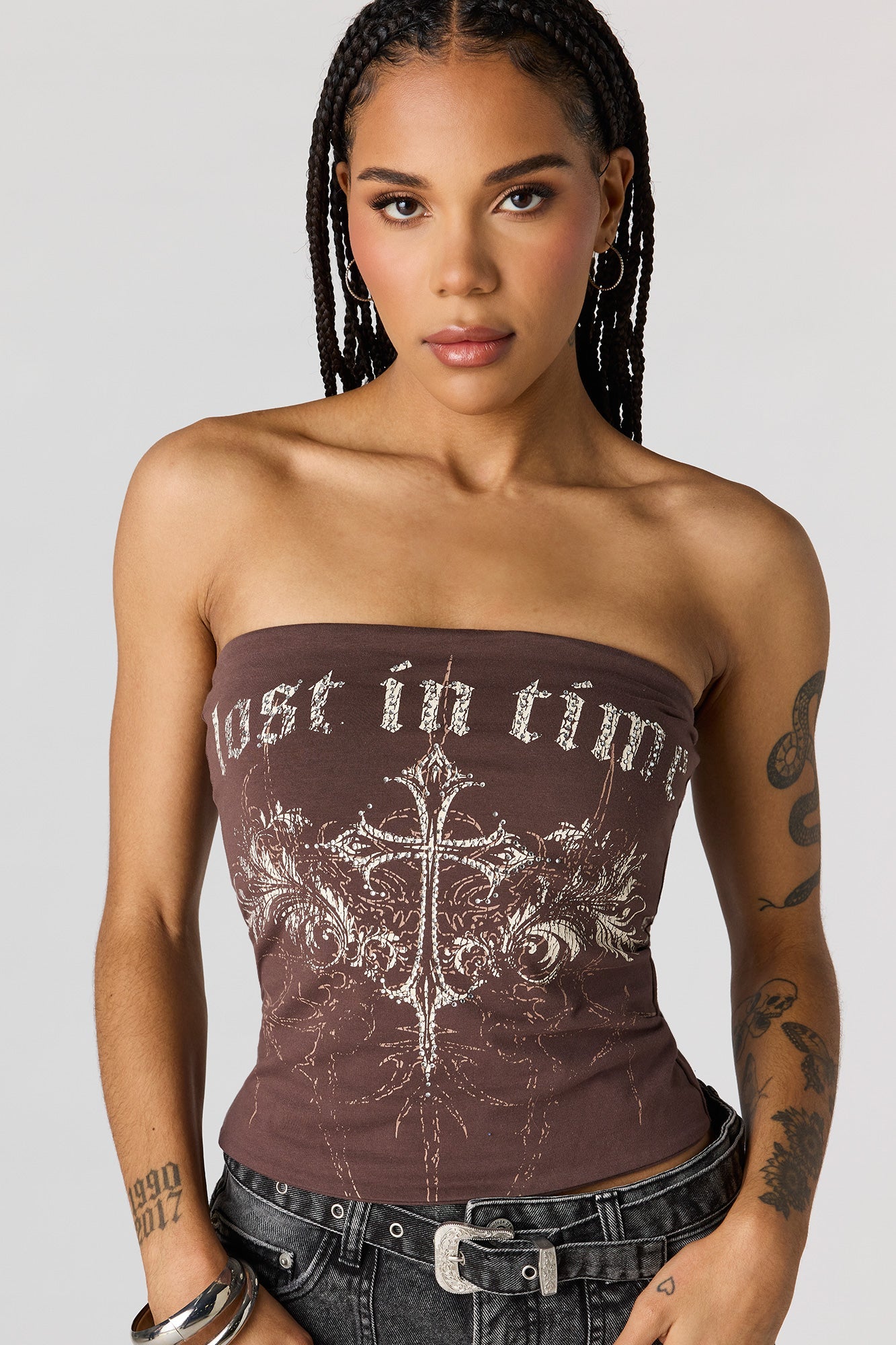 Graphic Tube Top