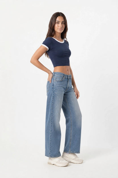 Ribbed Ringer Tee