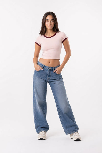 Ribbed Ringer Tee