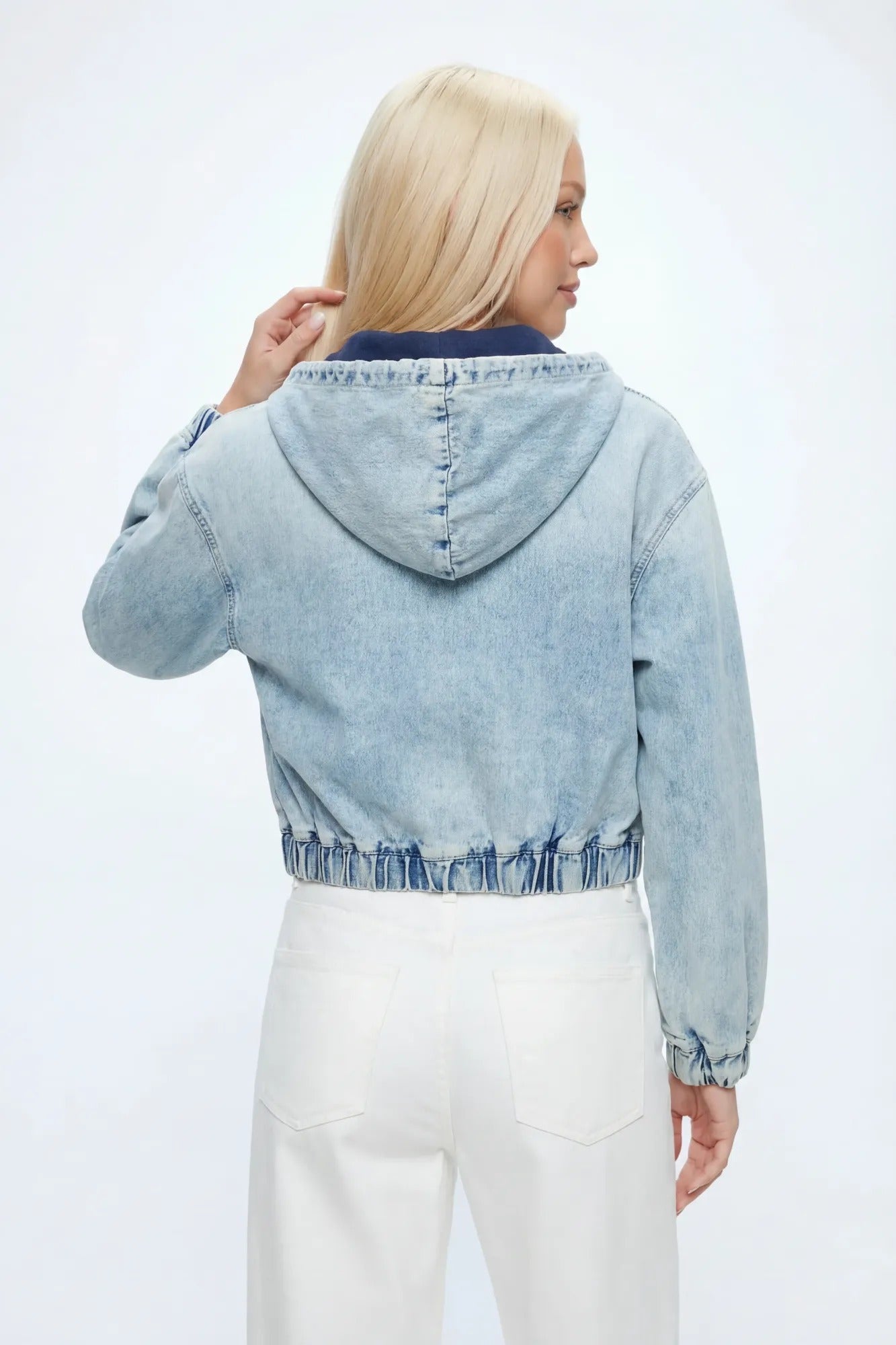 Denim Hooded Jacket
