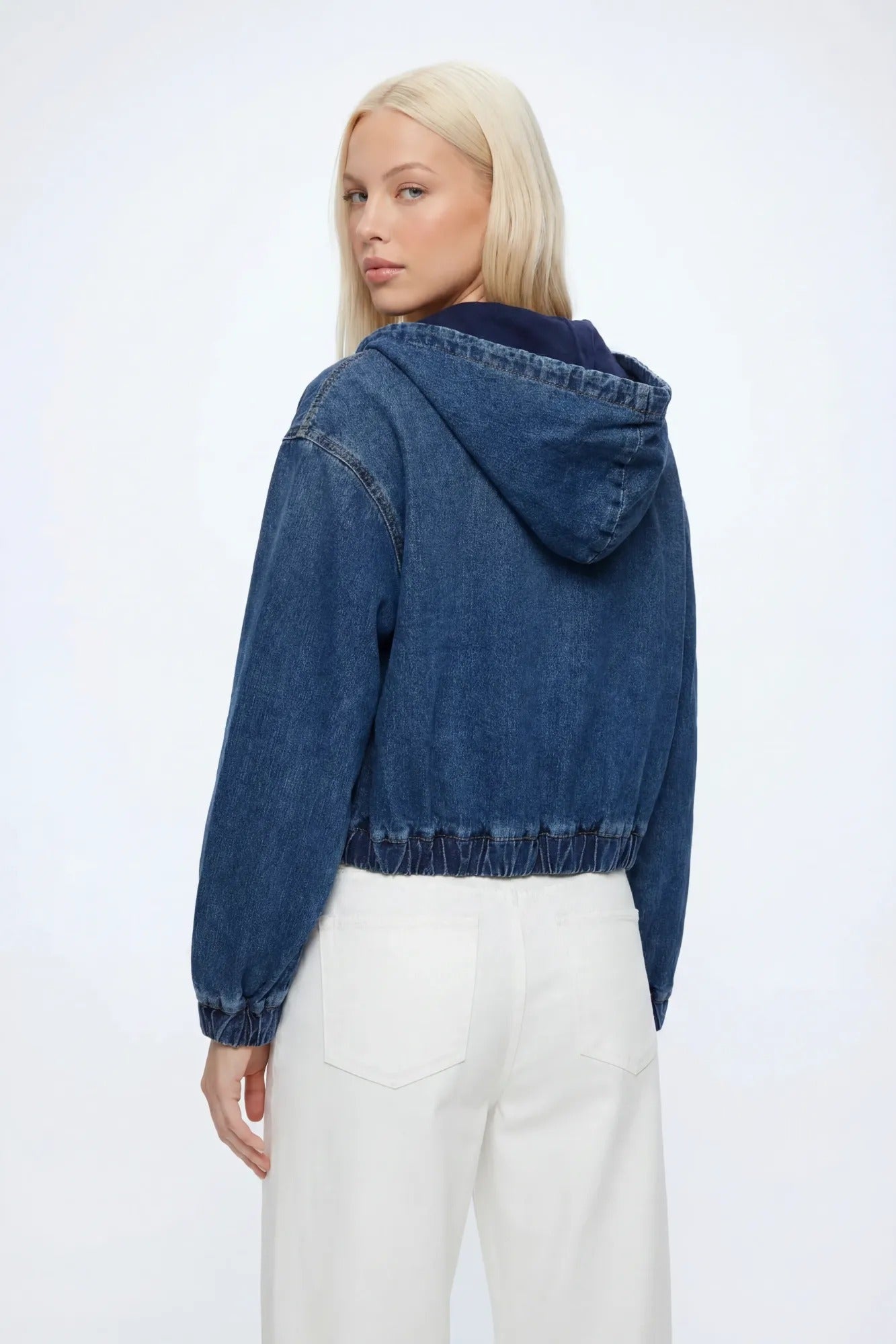 Denim Hooded Jacket