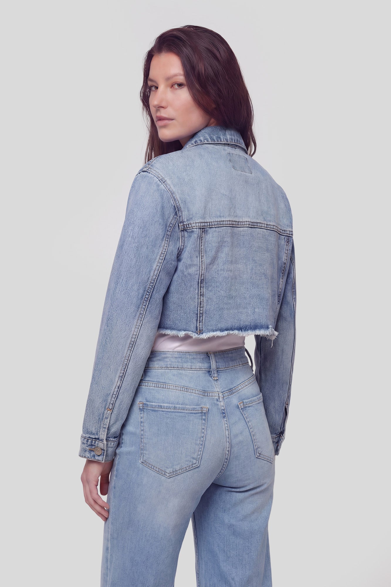 Cropped Denim Jacket