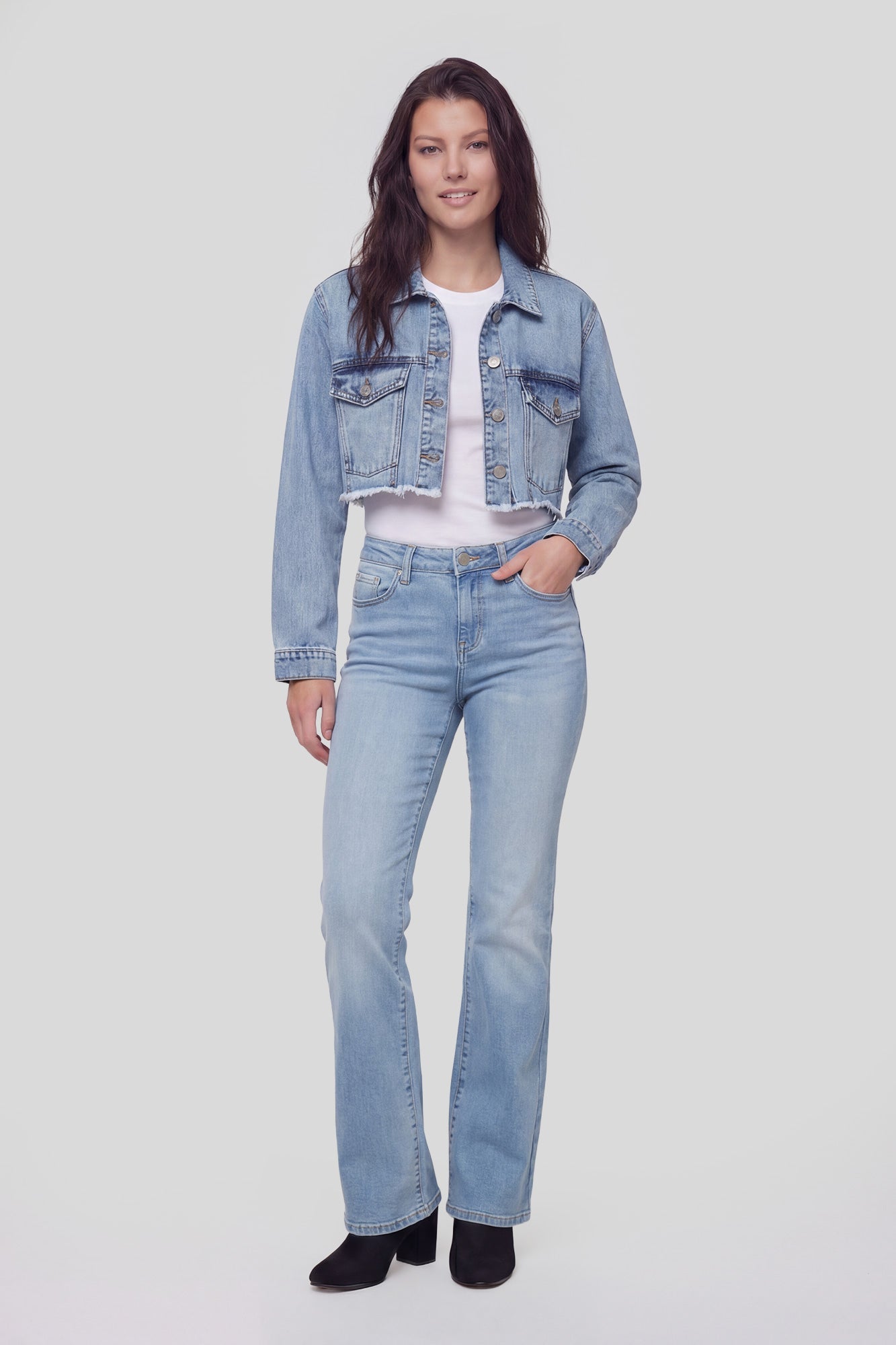Cropped Denim Jacket
