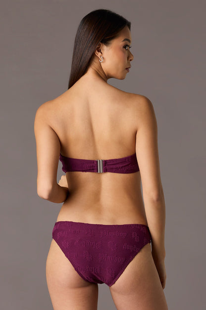 Playboy Embossed Cutout One Piece Swimsuit
