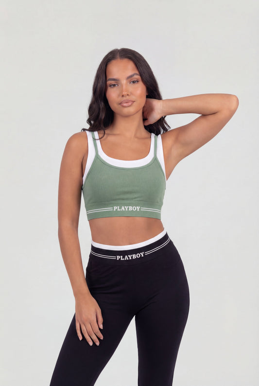 Playboy High Density Layered Sports Bra