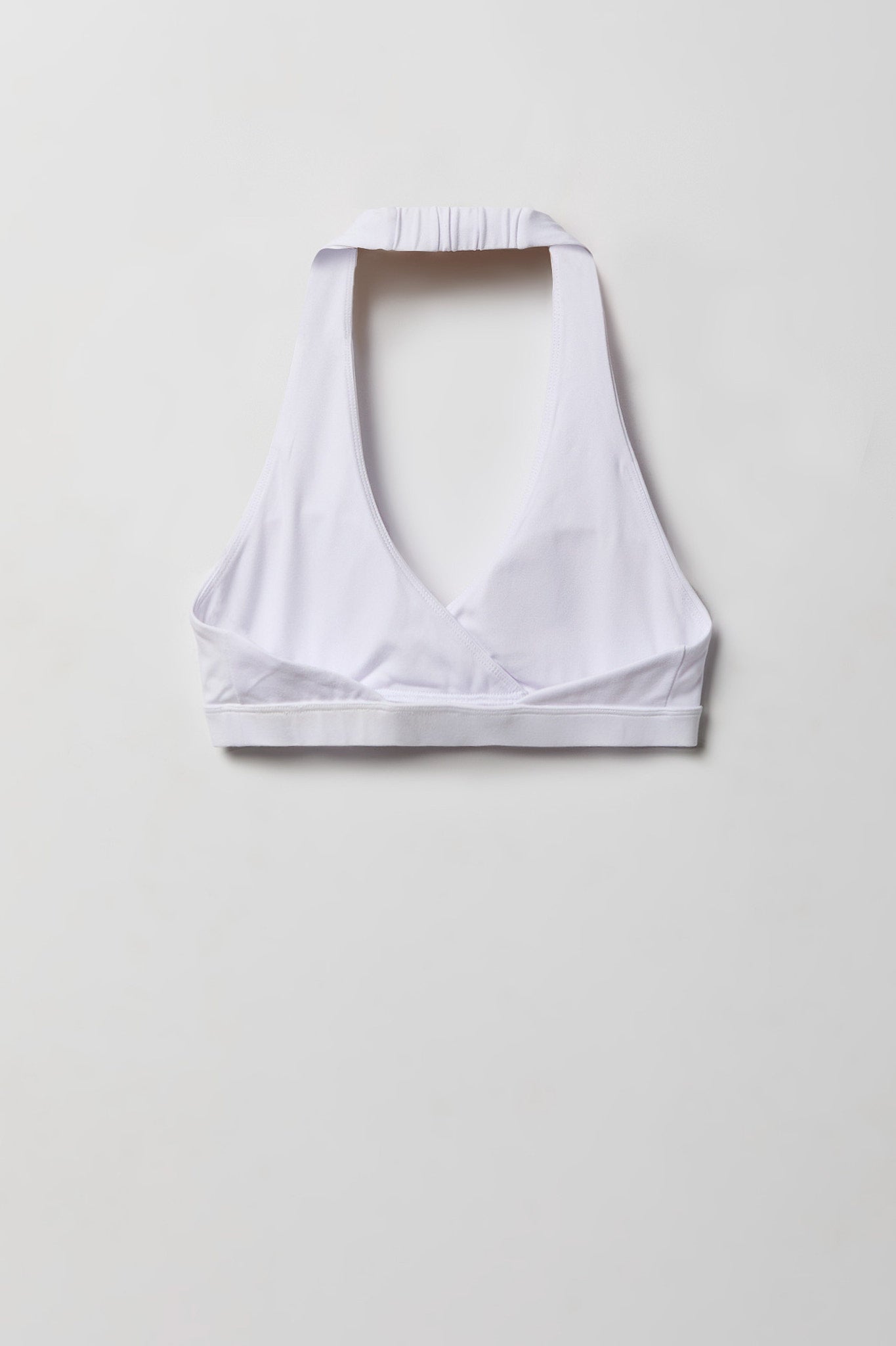 Active High Density Surplice Halter Bra