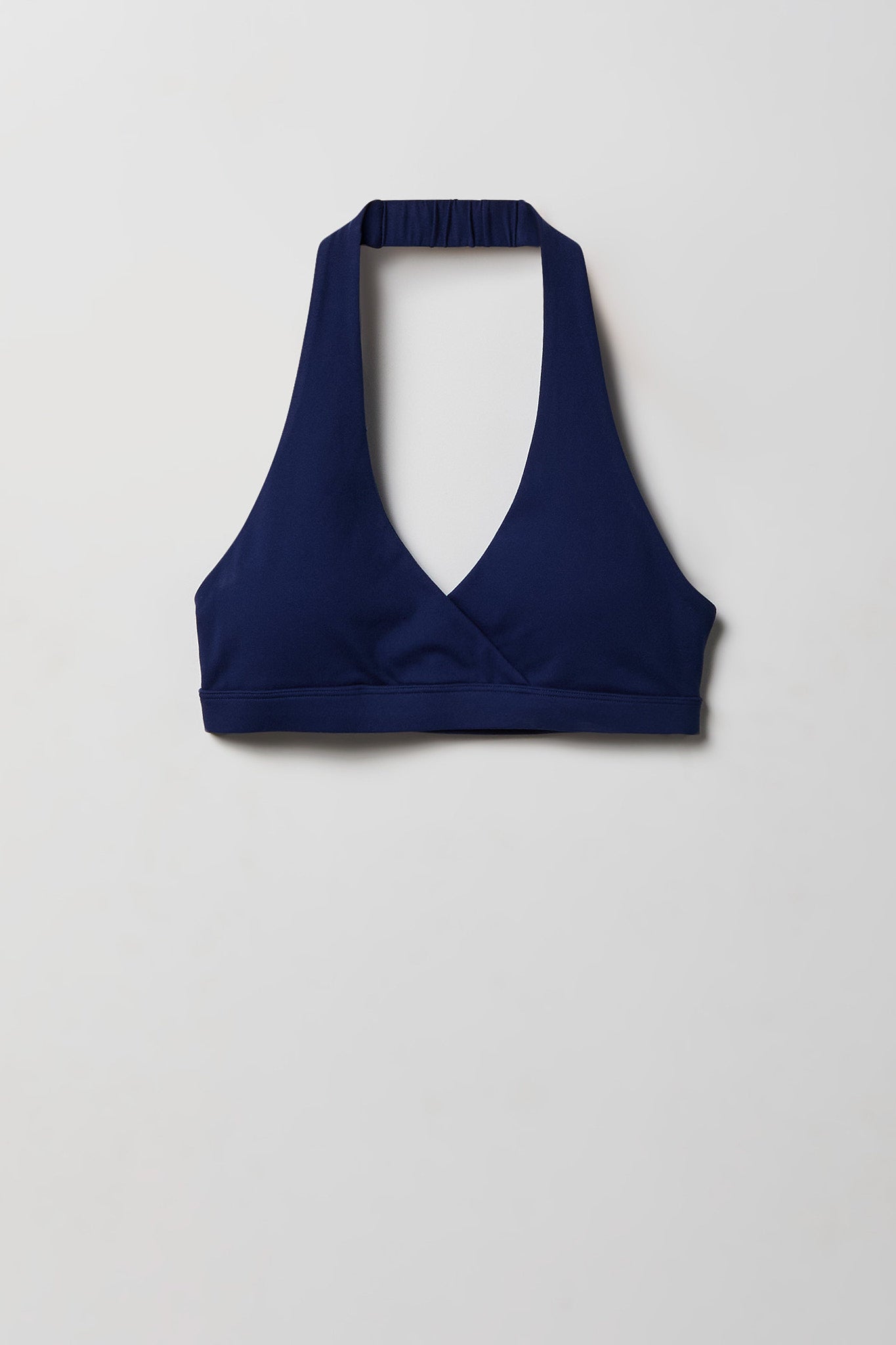 Active High Density Surplice Halter Bra