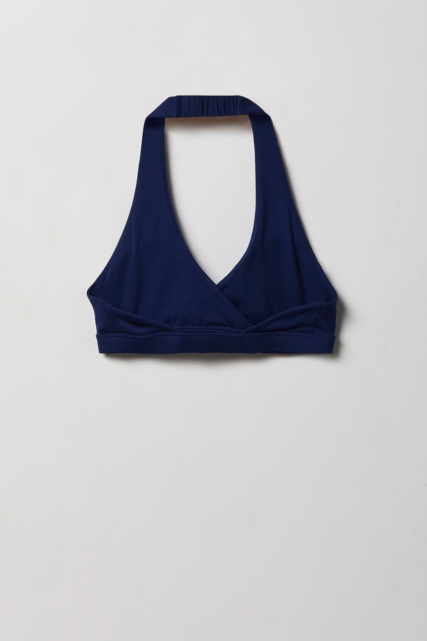 Active High Density Surplice Halter Bra