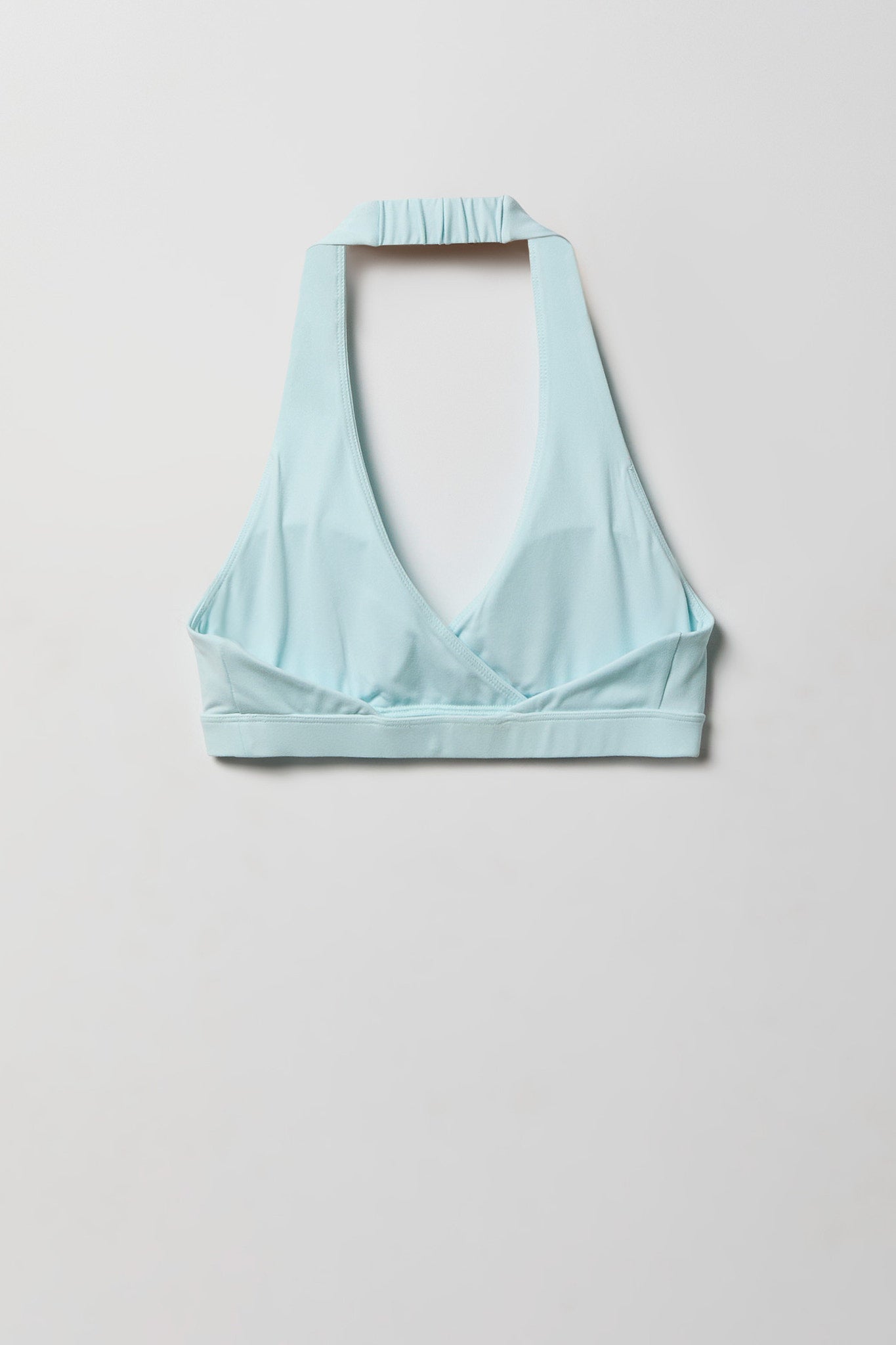 Active High Density Surplice Halter Bra