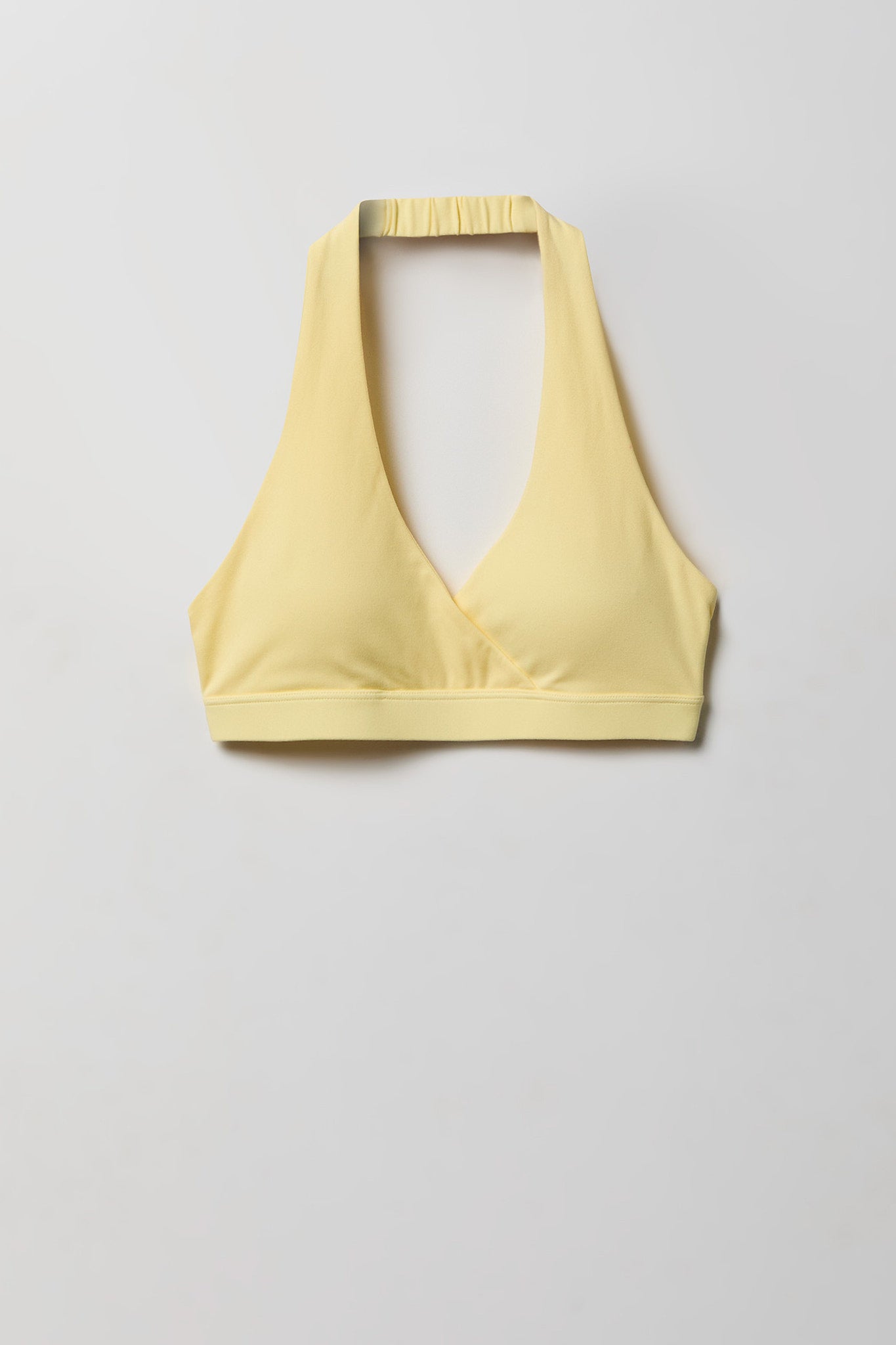Active High Density Surplice Halter Bra