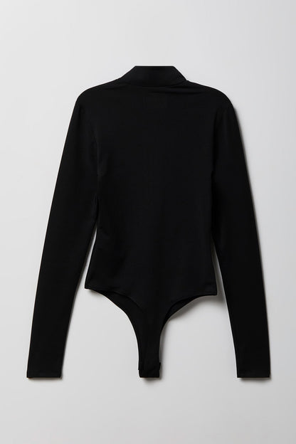 Contour Half Zip Long Sleeve Bodysuit