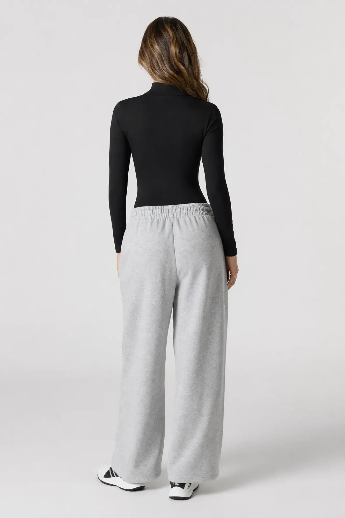 Contour Half Zip Long Sleeve Bodysuit