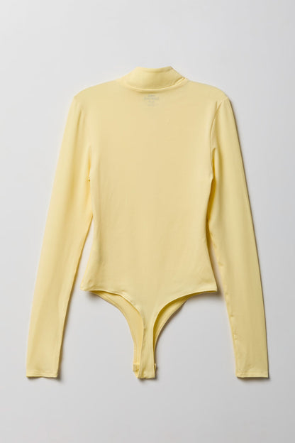 Contour Half Zip Long Sleeve Bodysuit