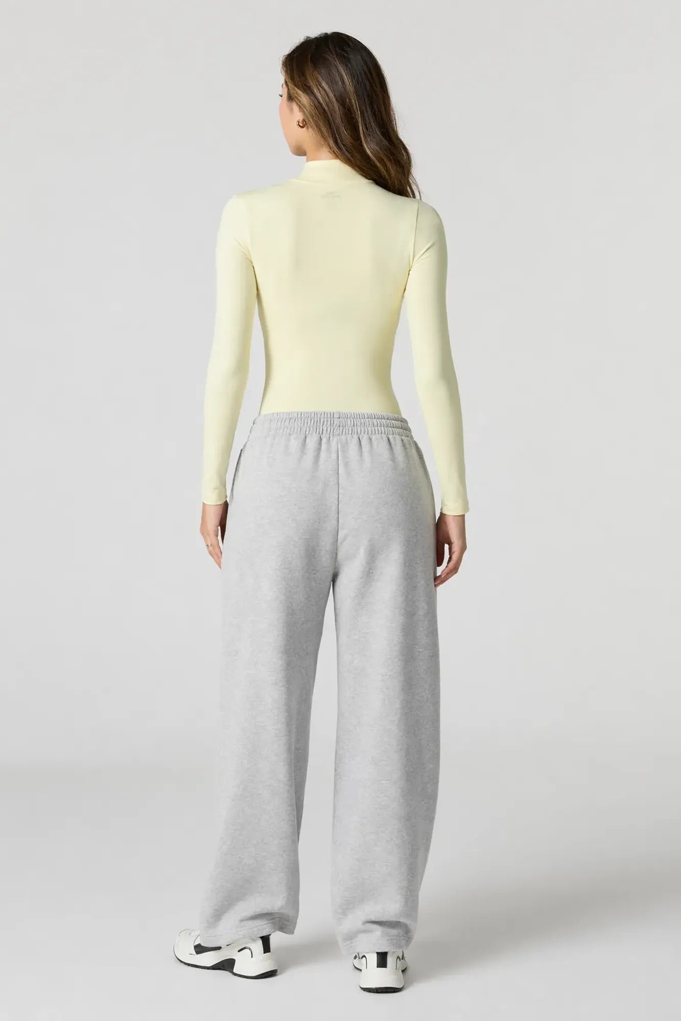Contour Half Zip Long Sleeve Bodysuit