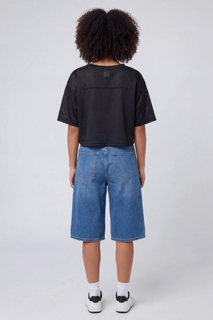 USA Graphic Mesh Cropped Jersey